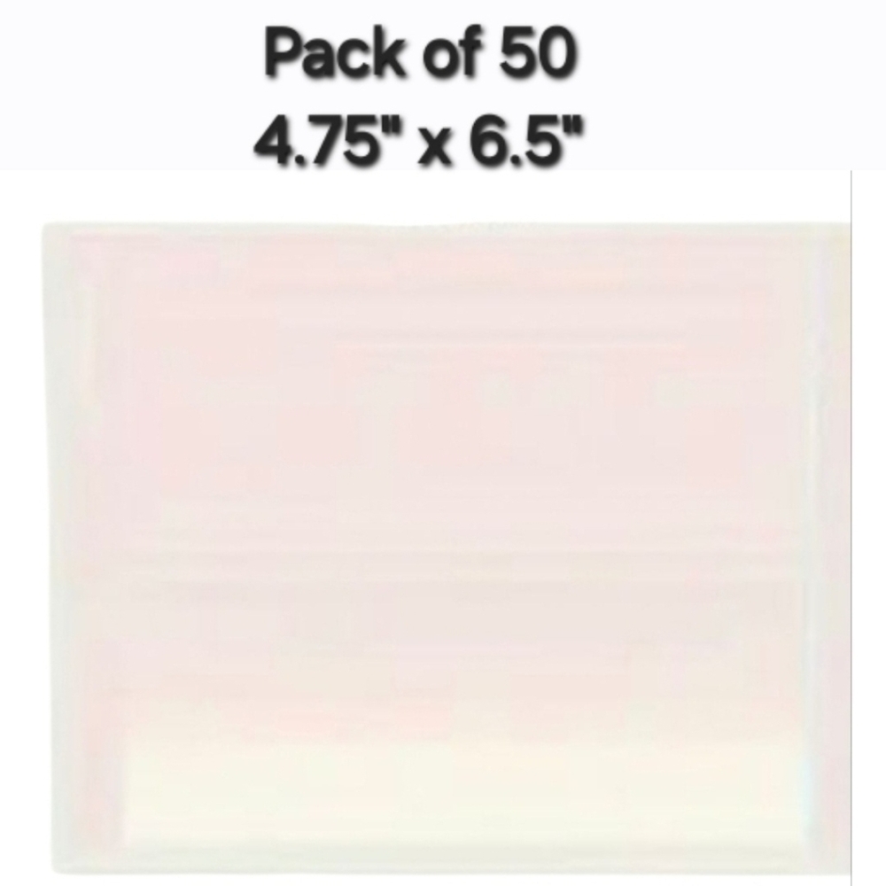 Pack of 50 Clear Shipping Label Protectors